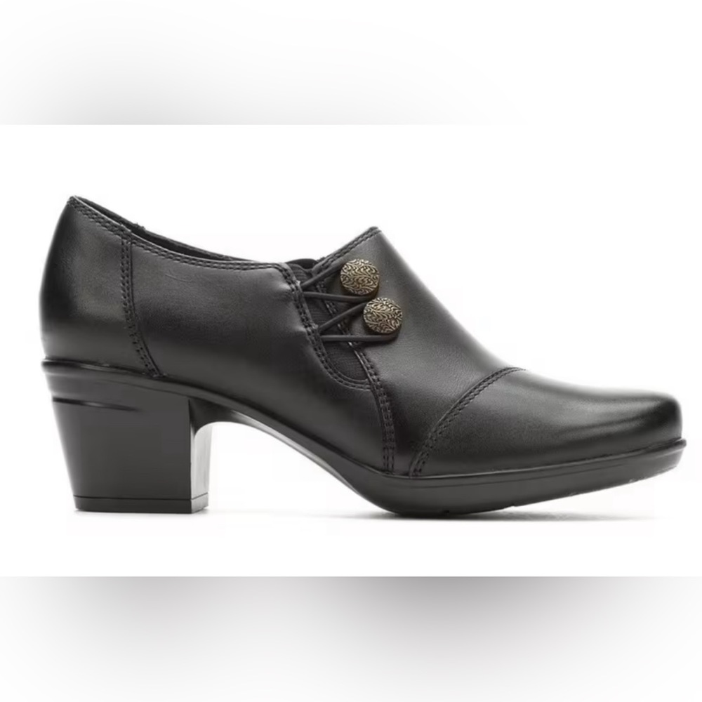 Clarks Women’s Black Emslie Warren Booties Size 9.5